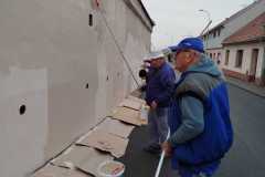 Brigáda na kaplance - malování 1