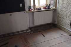 Oprava špatné podlahy v horní kuchyni