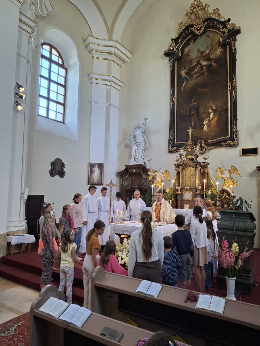 Potáborová nedělní mše svatá 1 Potáborová nedělní mše svatá 1