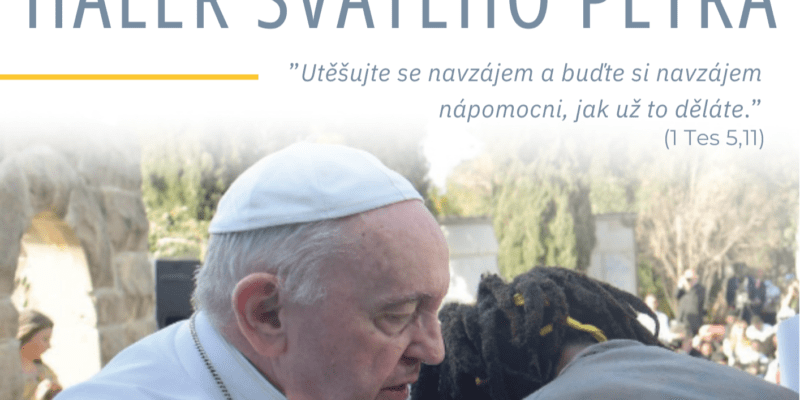 Plakát - Papež František sv objetí s věřícím