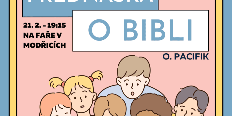 Přednáška o Bibli na faře
