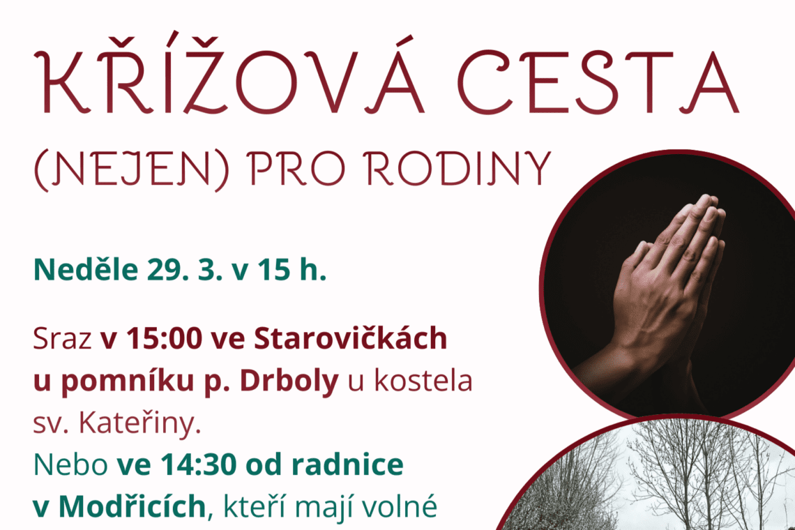 Křížová cesta (nejen) pro rodiny v přírodě