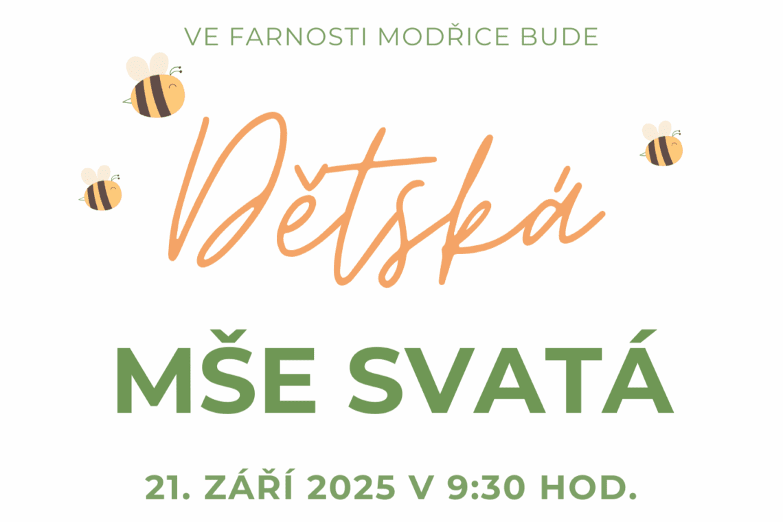 Dětská mše v září