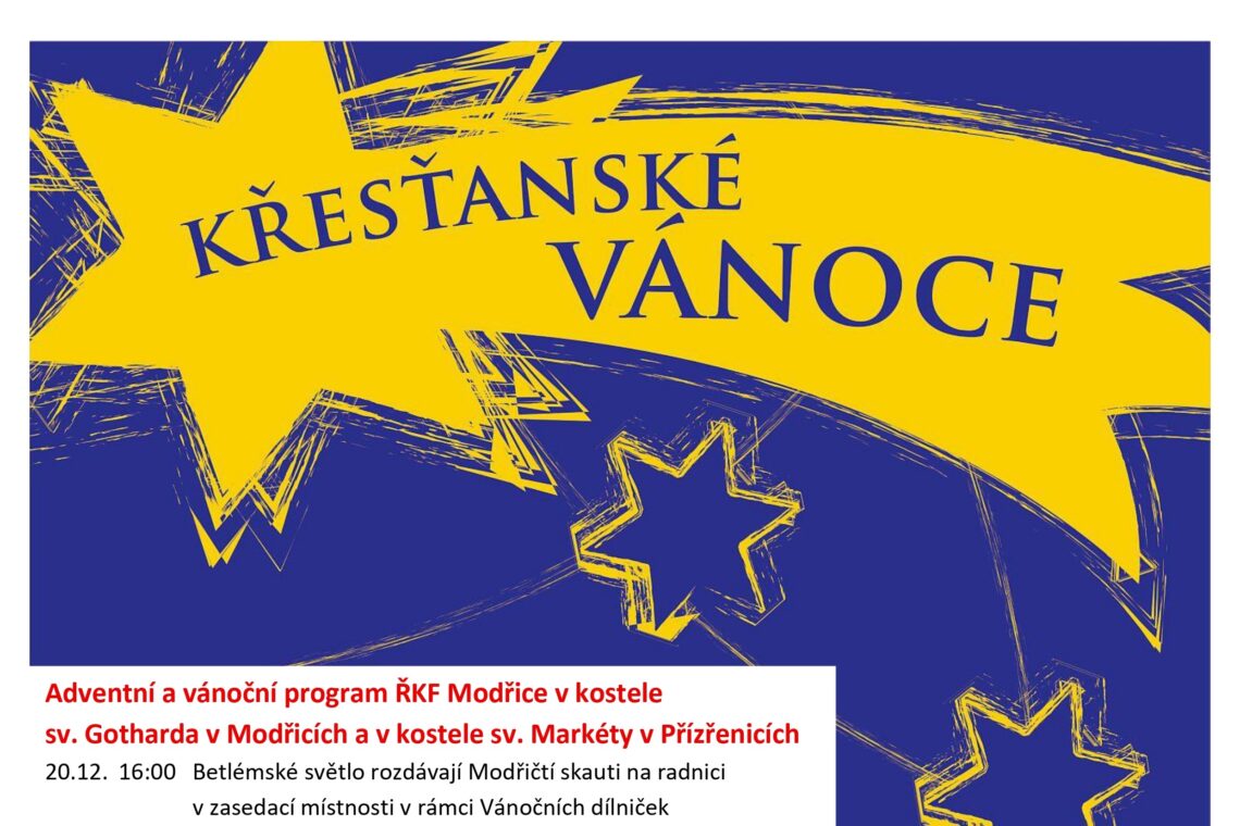 Vánoční program farnosti Modřice