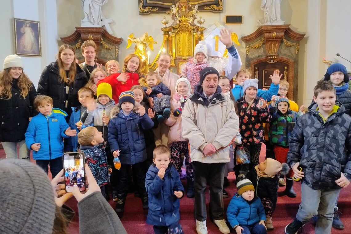 Mikuláš v modřickém kostele
