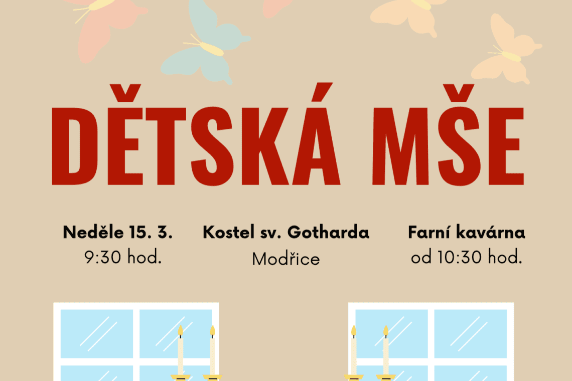 Dětská mše v březnu