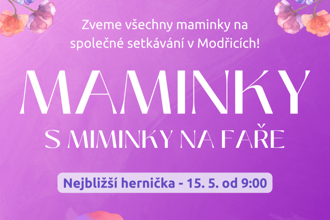 Setkání maminek v květnu