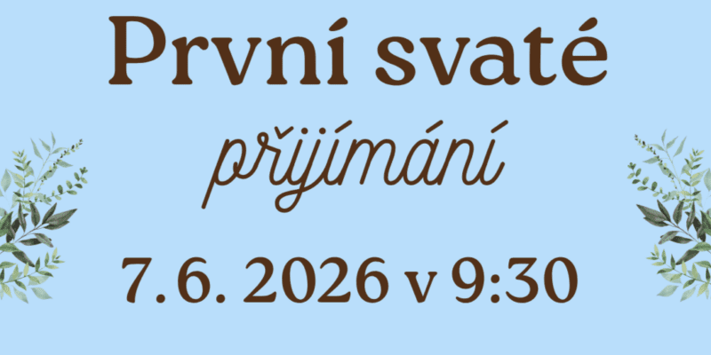 První svaté přijímání